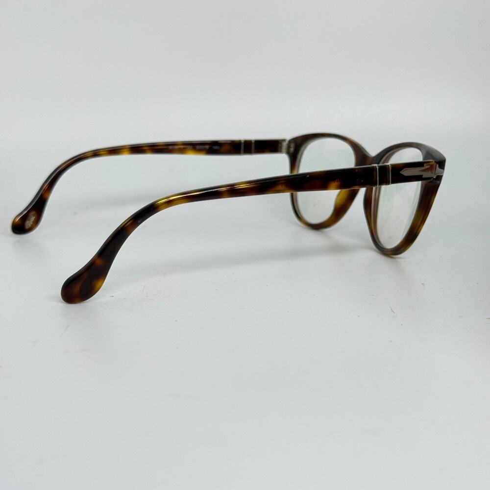 Persol PO3036V 24 Womens Havana Square Modern Eyeglasses‎ Frames 50/19~140 20058 - Picture 4 of 7